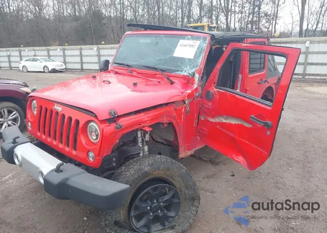 2017 Jeep Wrangler Unlimited Sport z USA, uszkodzony, nr VIN 1C4BJWDG4HL640836